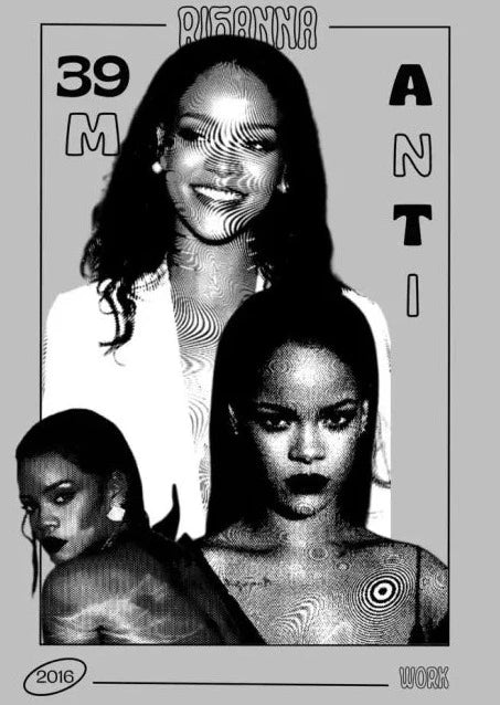 Classic Semi-Gloss Rihanna Monochrome