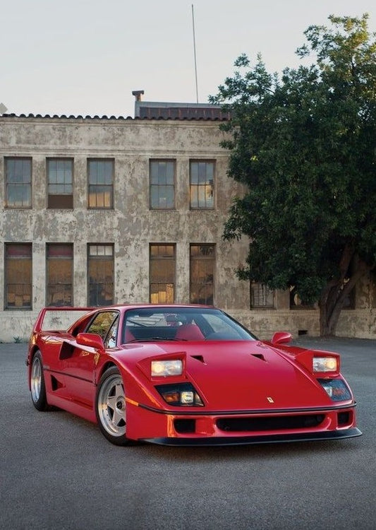 Classic Semi-Gloss Ferrari Poster